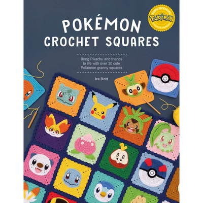 Pokémon Crochet Squares: Bring Pikachu and Friends to Life with Over 30 Cute Pokémon Granny Squares
