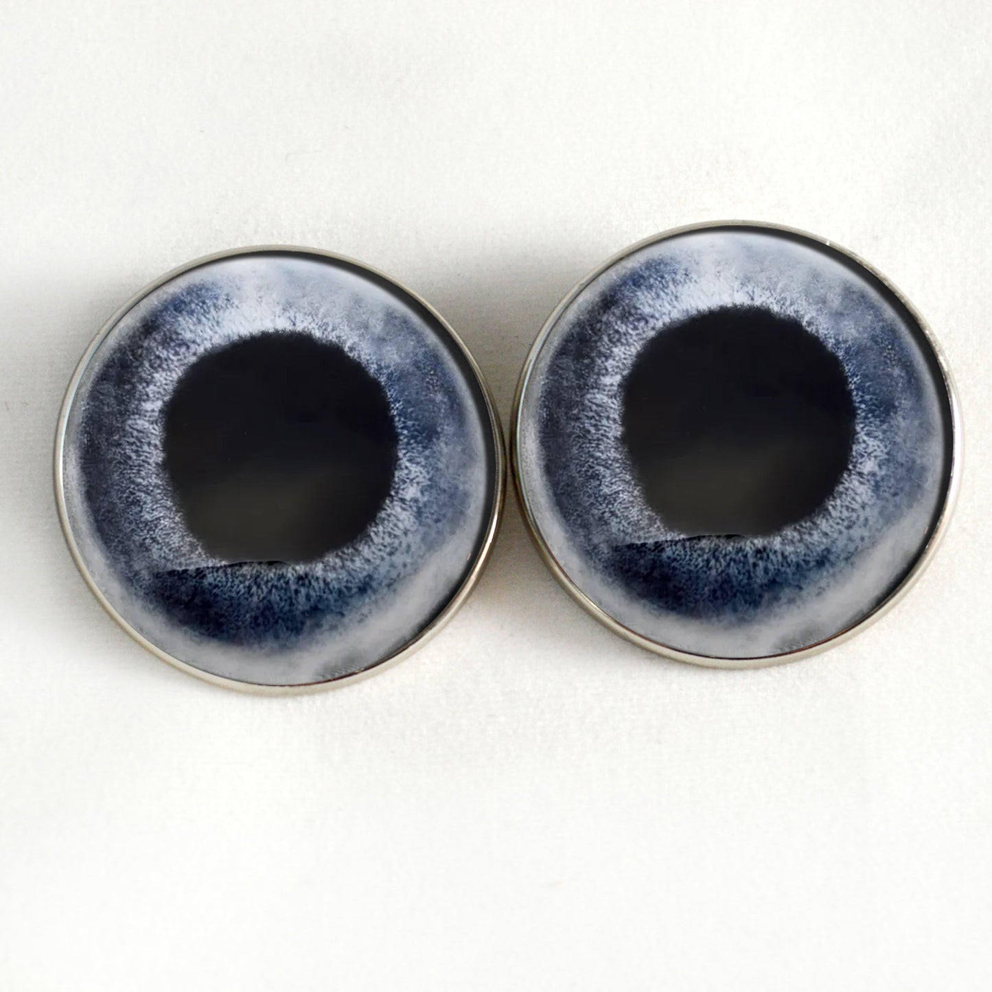 Hammerhead Shark Inspired Sew-On Button Glass Eyes - Prismatic Fiber Arts