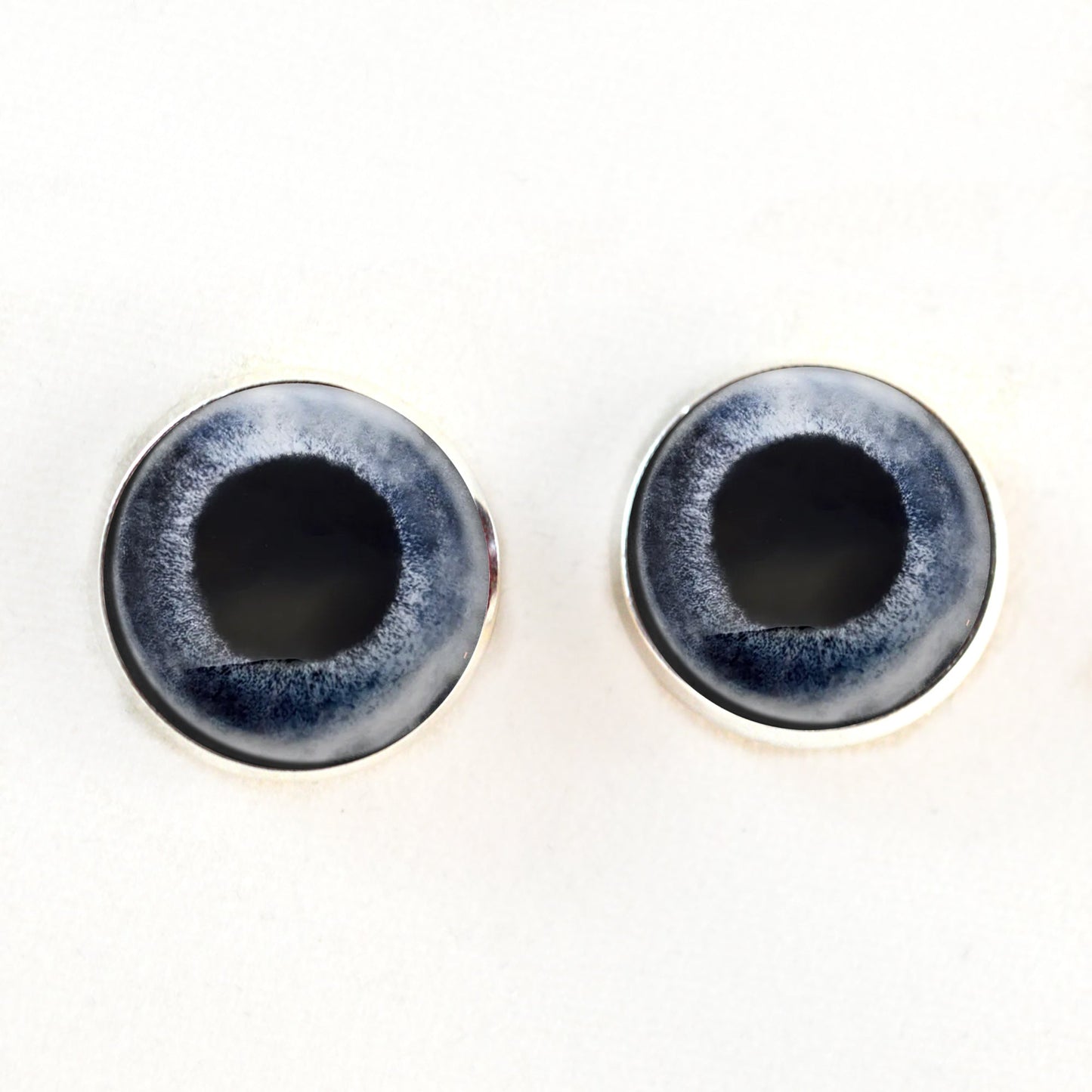 Hammerhead Shark Inspired Sew-On Button Glass Eyes - Prismatic Fiber Arts