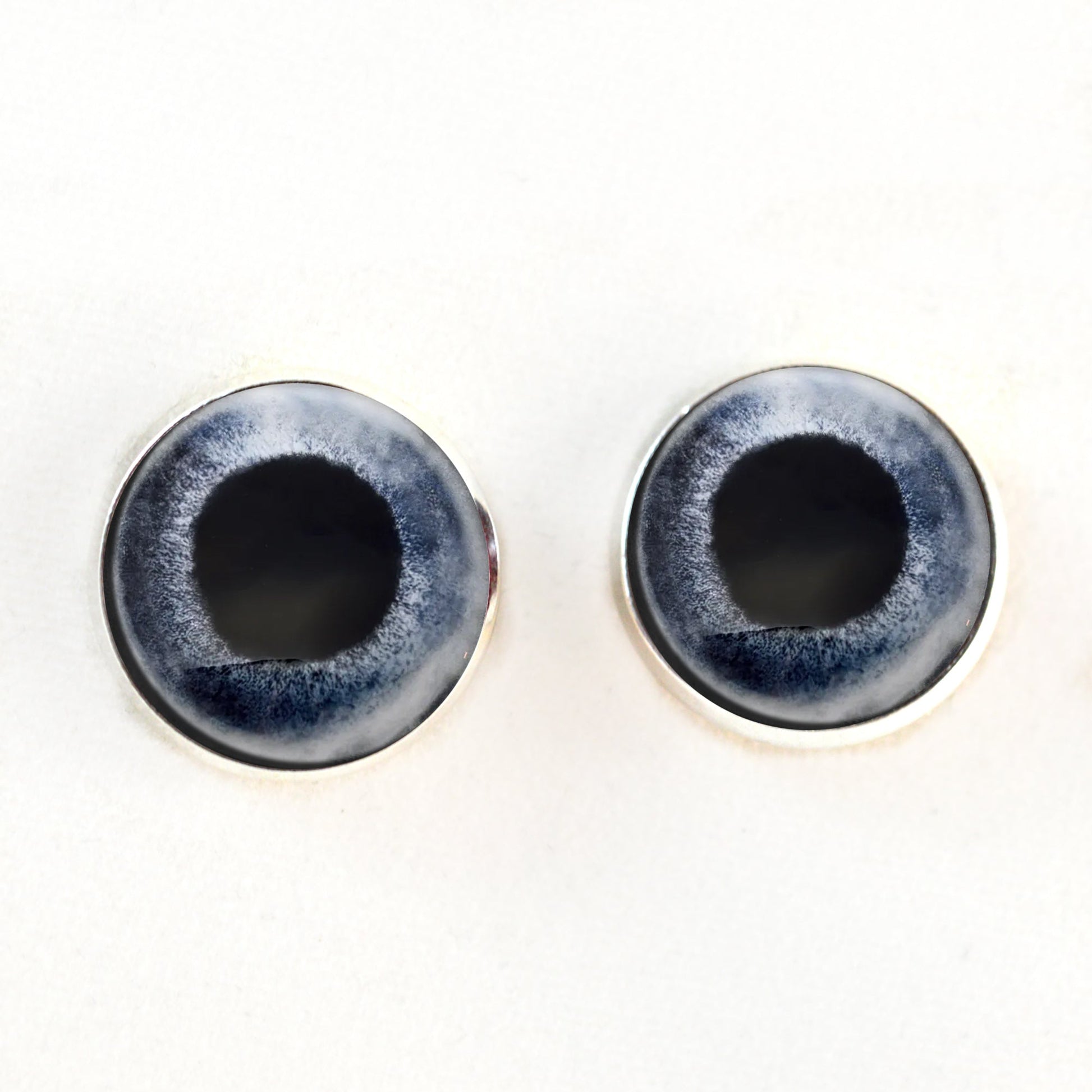 Hammerhead Shark Inspired Sew-On Button Glass Eyes - Prismatic Fiber Arts