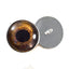 Redtail Hawk Sew-On Button Glass Eyes - Prismatic Fiber Arts