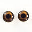Redtail Hawk Sew-On Button Glass Eyes - Prismatic Fiber Arts