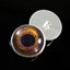 Redtail Hawk Sew-On Button Glass Eyes - Prismatic Fiber Arts