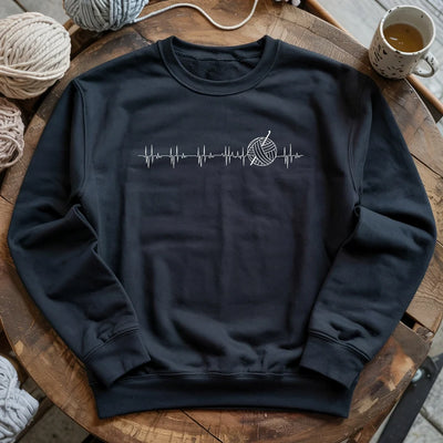 Heartbeat Sweatshirt - Prismatic Fiber Arts