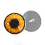 Hen Harrier Chicken Inspired Sew-On Button Glass Eyes - Prismatic Fiber Arts