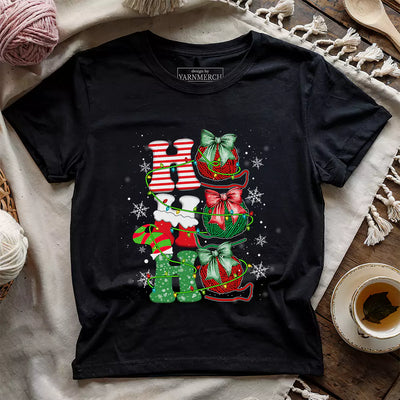 Ho Ho Ho T-shirt - Prismatic Fiber Arts