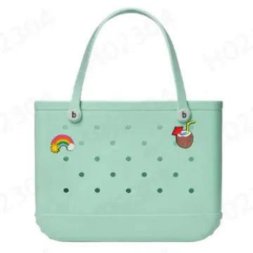 Hollow Shoulder EVA Beach Bag - Prismatic Fiber Arts