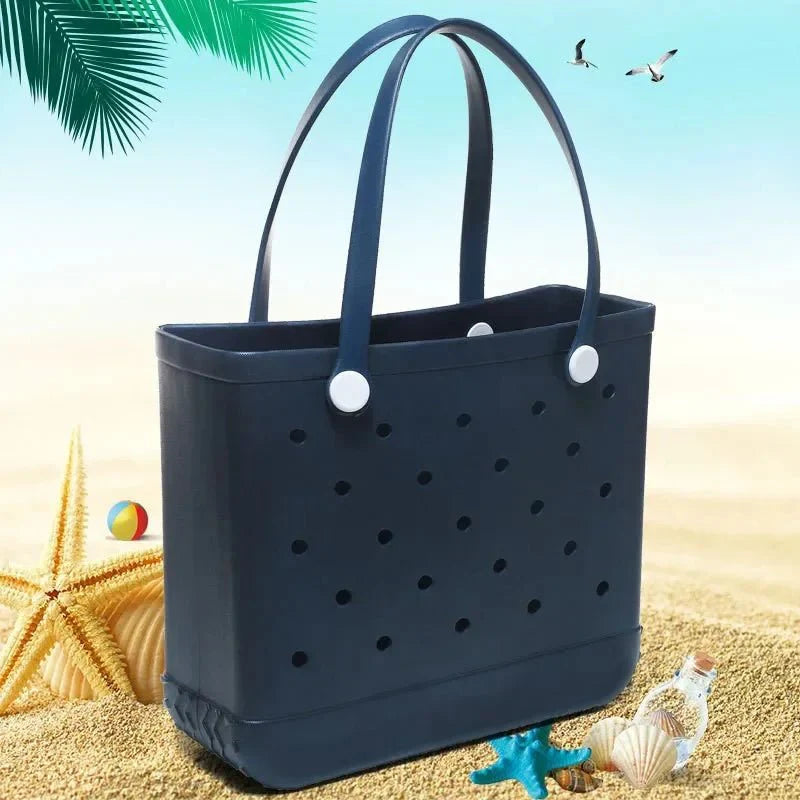 Hollow Shoulder EVA Beach Bag - Prismatic Fiber Arts