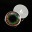 Brown and Green Human Inspired Sew-On Button Glass Eyes - Prismatic Fiber Arts