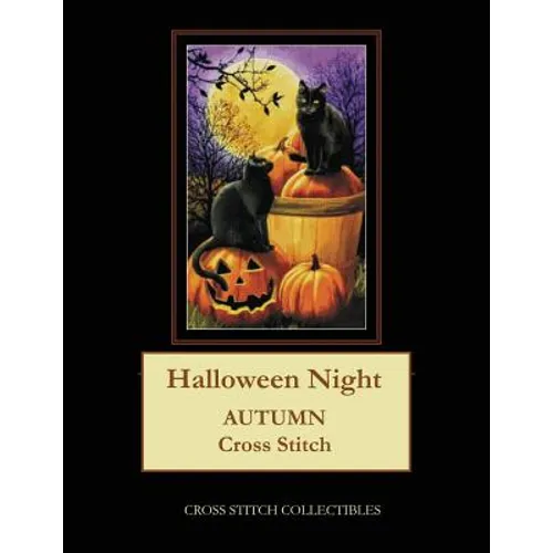 Halloween Night: Autumn Cross Stitch Pattern