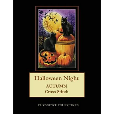 Halloween Night: Autumn Cross Stitch Pattern
