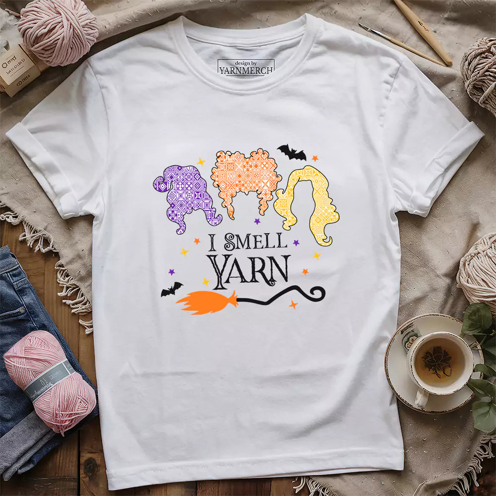 I Smell Yarn T-shirt - Prismatic Fiber Arts