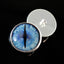 Blue Ice Dragon Sew-On Button Glass Eyes - Prismatic Fiber Arts
