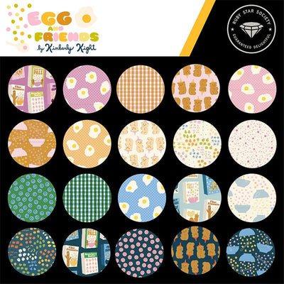 Egg and Friends Ruby Star Society Fat Quarter Bundle - Prismatic Fiber Arts