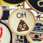 Oh Poop Emoji Counted Cross Stitch DIY KIT Beginner - Prismatic Fiber Arts