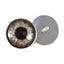 Black and White Gray Steampunk Sew-On Button Glass Eyes - Prismatic Fiber Arts
