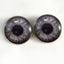 Black and White Gray Steampunk Sew-On Button Glass Eyes - Prismatic Fiber Arts