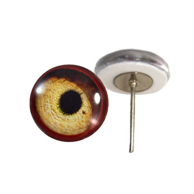 Vulture Glass Eyes on Wire Pin Posts