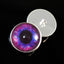 Blue and Pink Steampunk Sew-On Button Glass Eyes - Prismatic Fiber Arts