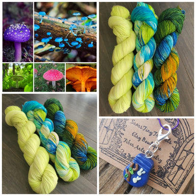 Firefly 3 skein kit - Prismatic Fiber Arts