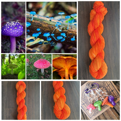 Shocking Chanterelle - Prismatic Fiber Arts