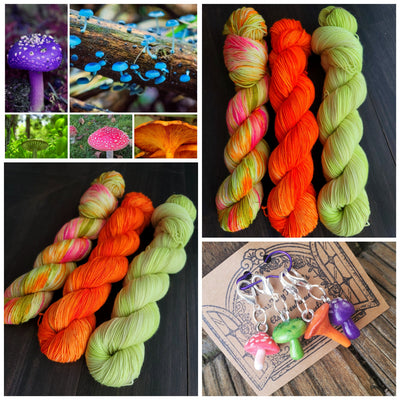 Fairy Ring 3 skein kit - Prismatic Fiber Arts