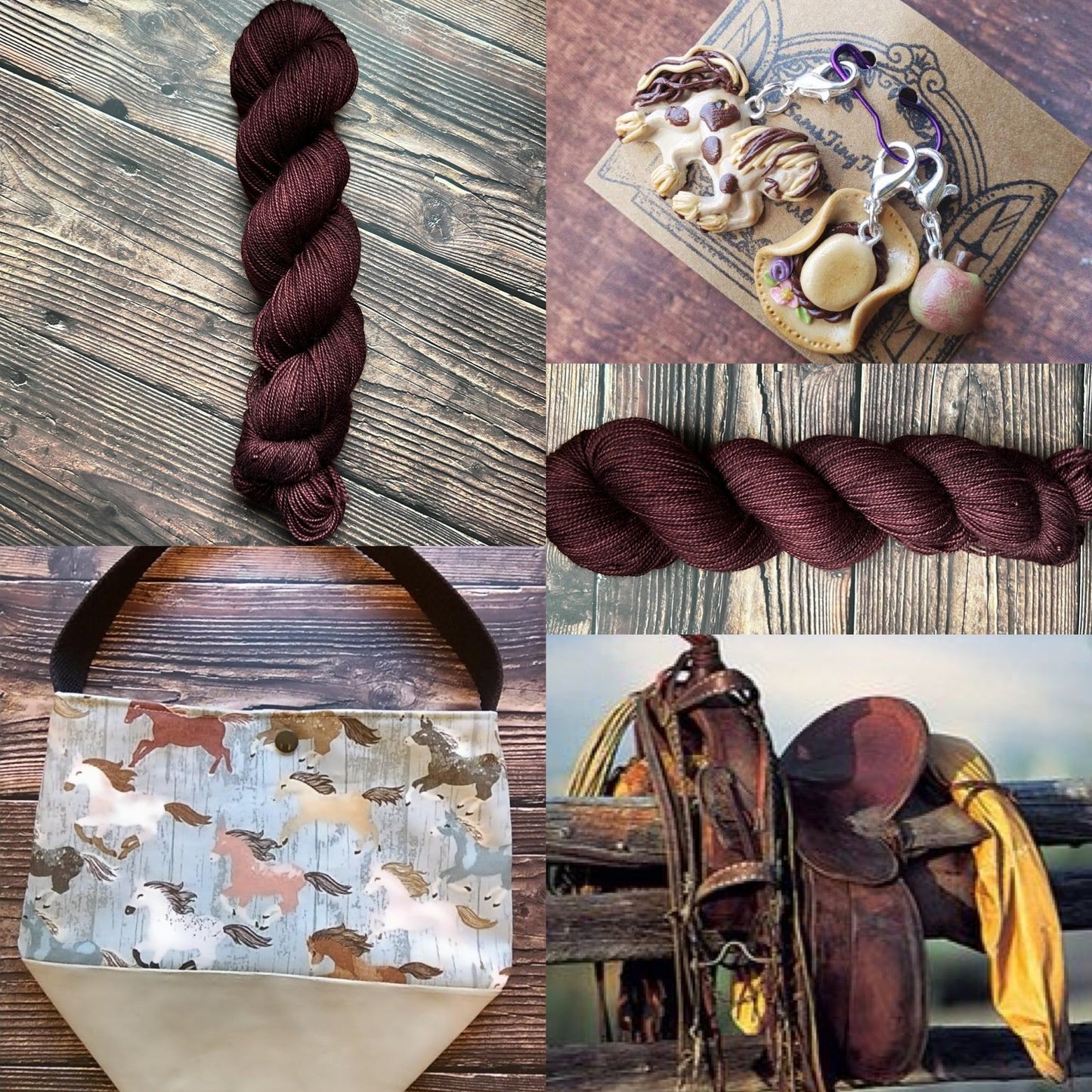 Weathered Saddle - Prismatic Fiber Arts