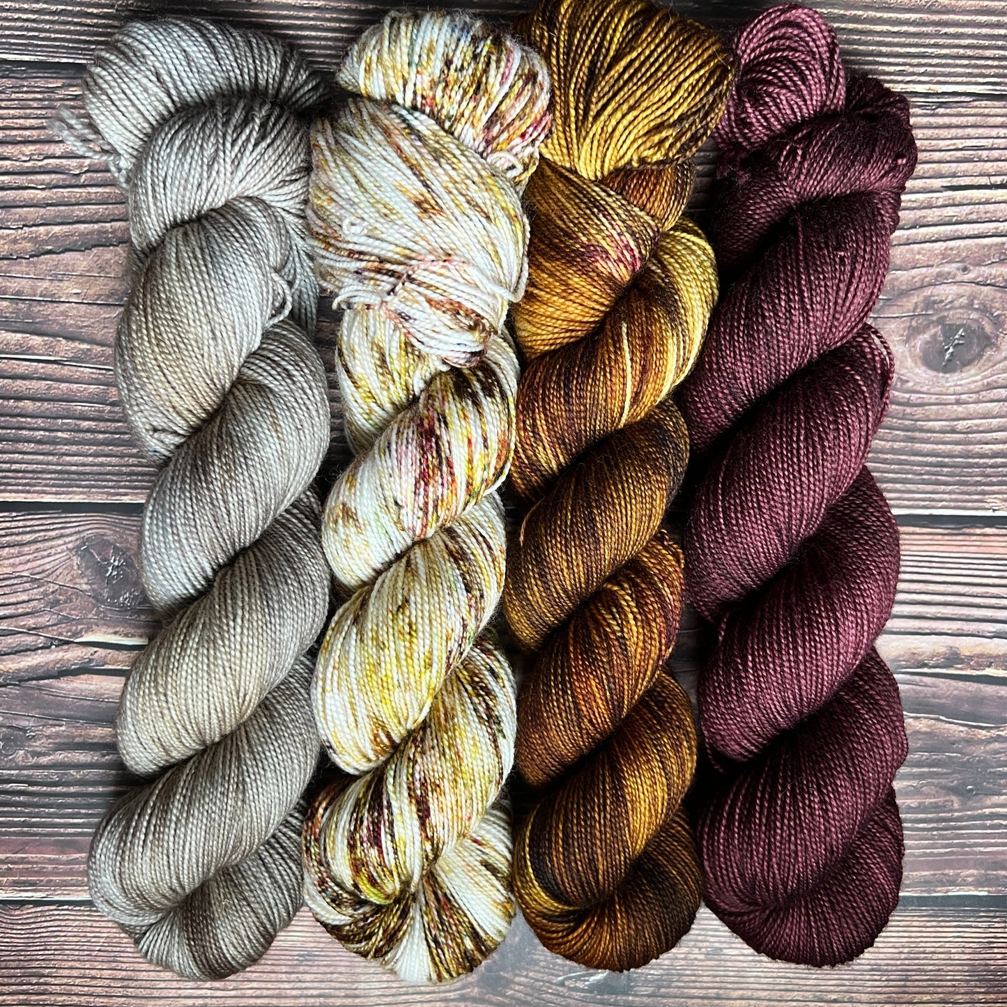 Woolen wild & free 4 skein kit - Prismatic Fiber Arts