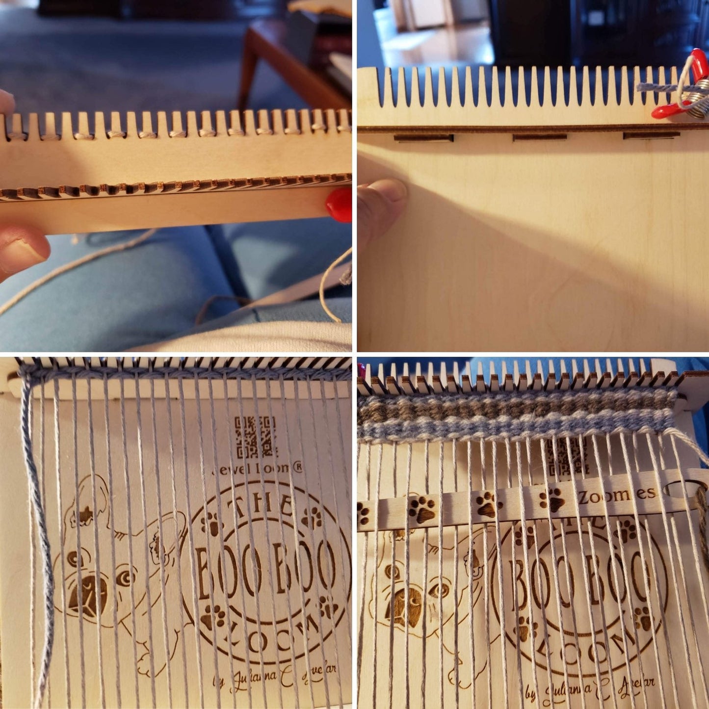 Jewel Loom Wood Bead Weaving Loom Boo Boo Coaster Maker Loom - Prismatic Fiber Arts