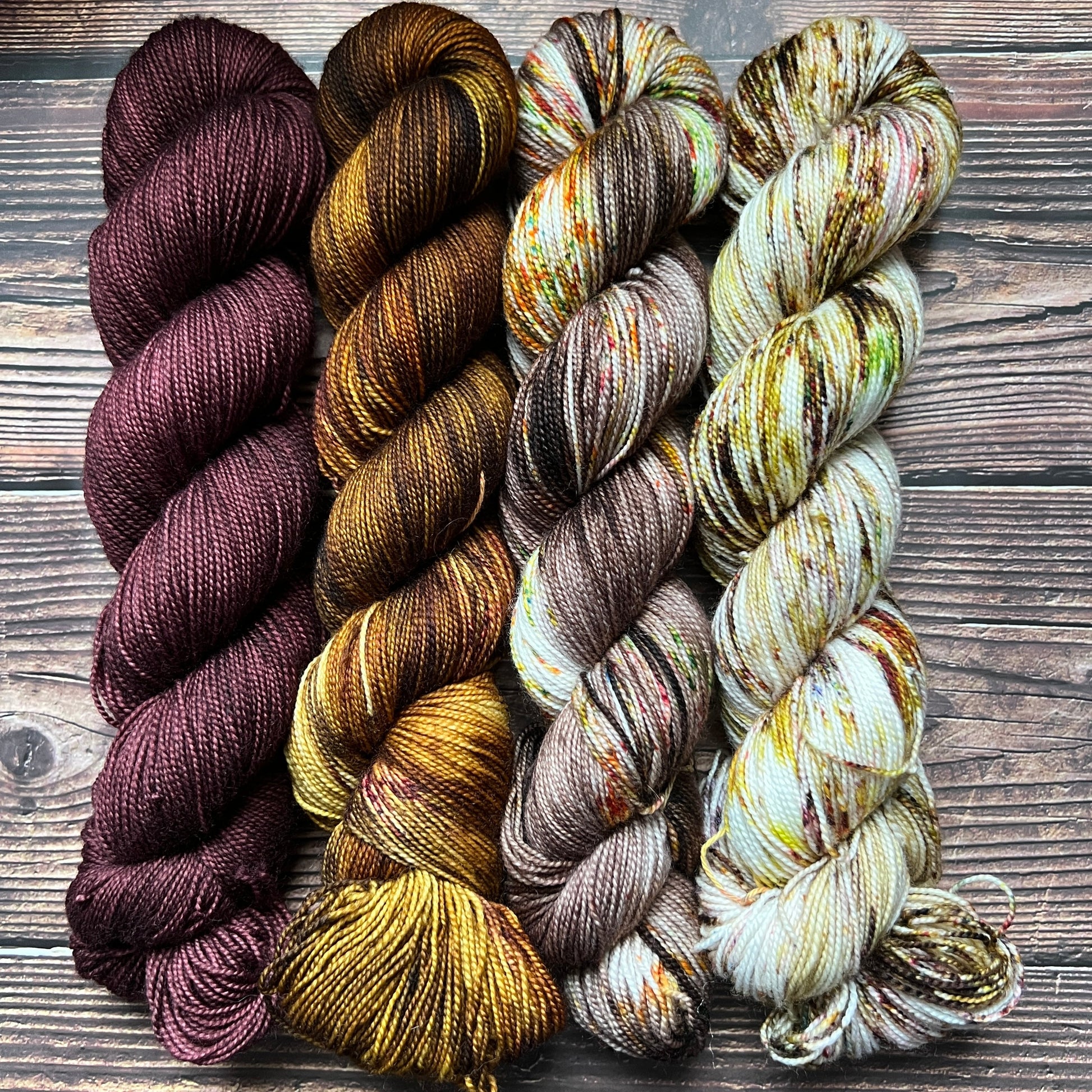 Woolen wild & free 4 skein kit - Prismatic Fiber Arts