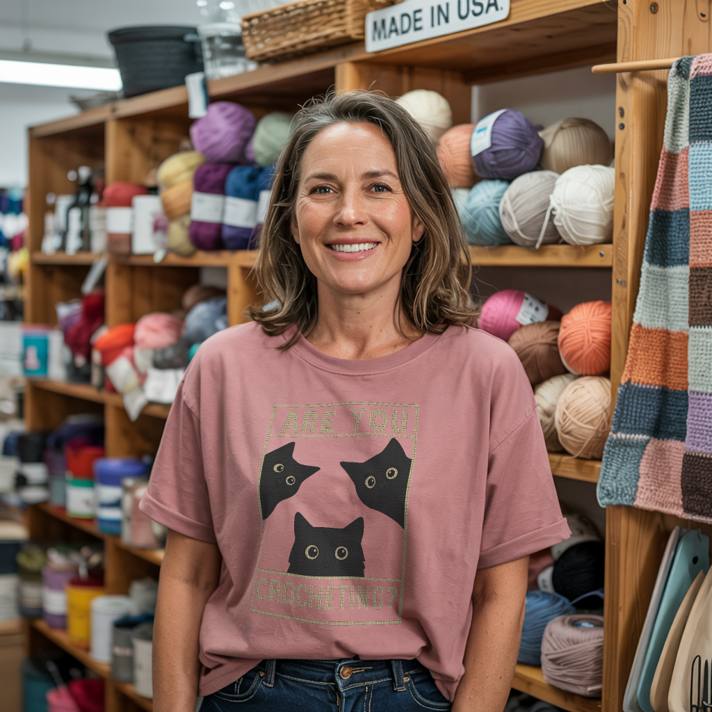 Are U Crocheting T-shirt - Prismatic Fiber Arts