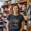 Granny Skull T-shirt - Prismatic Fiber Arts