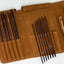 Premium Rosewood Crochet Hooks Set with Carrying Case | 13 Crochet Hooks Size US E - P - Prismatic Fiber Arts