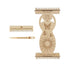Jewel Loom Wood Bead Loom Weaving Loom Kit Small Sun Weaver 5" x 9.75" - Prismatic Fiber Arts