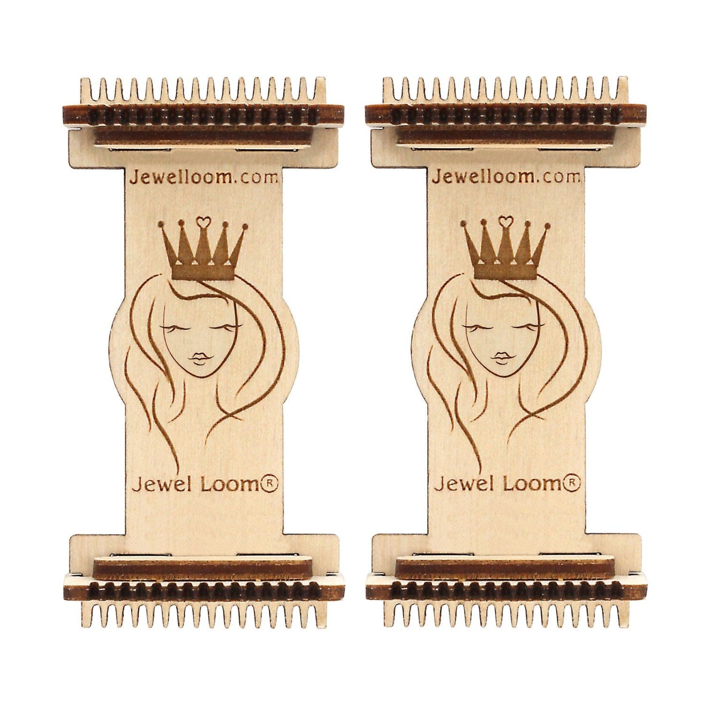 Jewel Loom Wood Bead Loom Earrings 2 pack with BONUS - Prismatic Fiber Arts