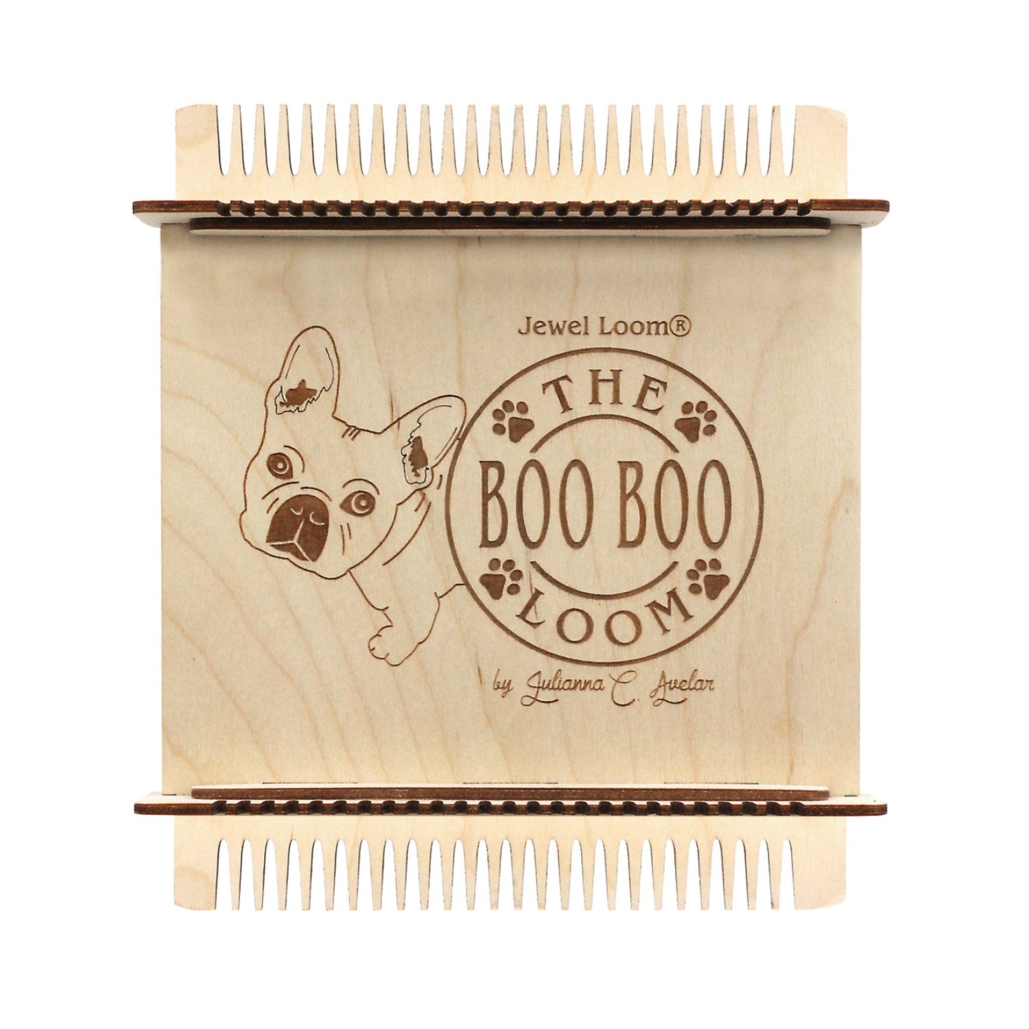 Jewel Loom Wood Bead Weaving Loom Boo Boo Coaster Maker Loom - Prismatic Fiber Arts