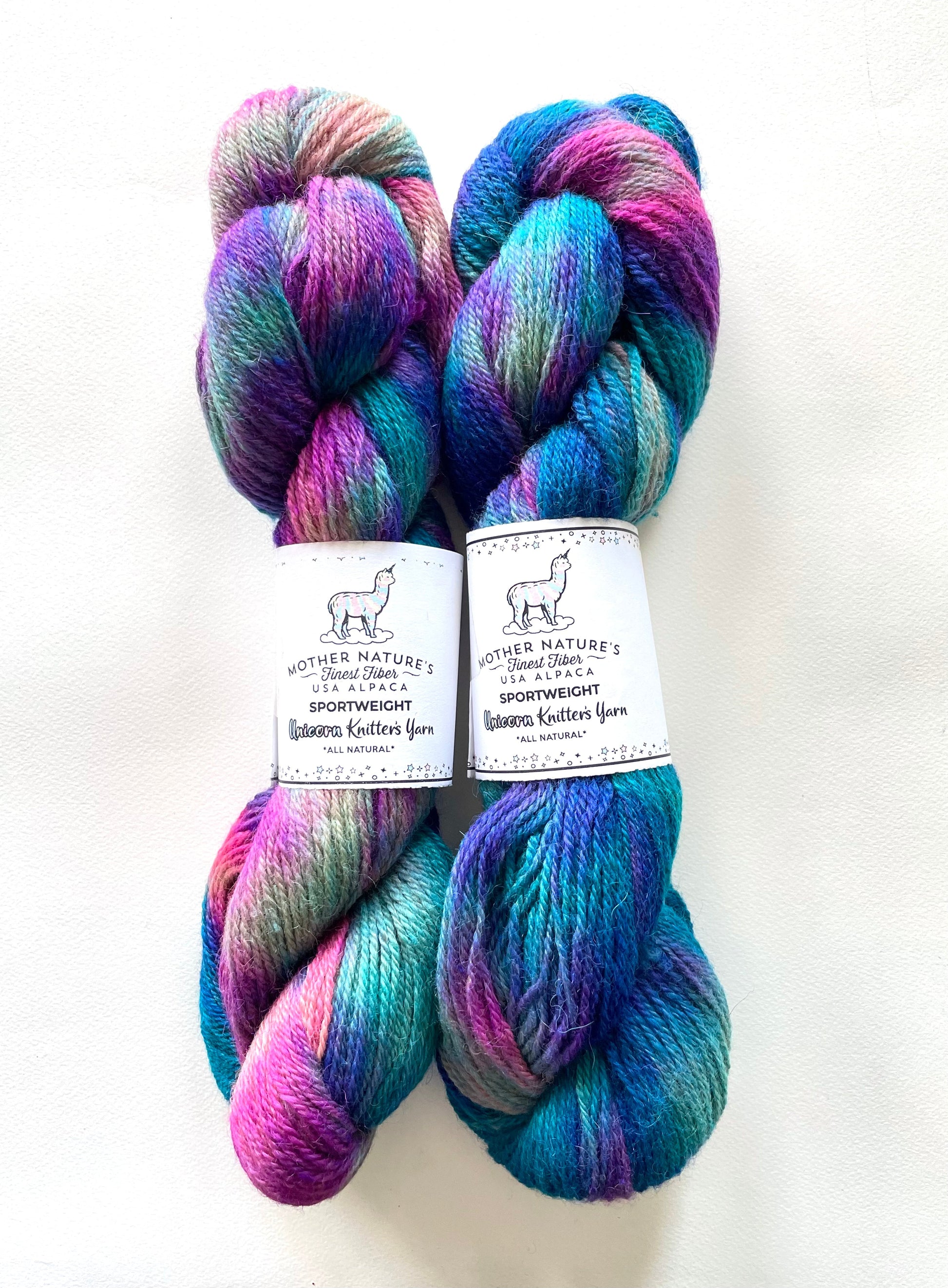 Sport Alpaca & Merino Hand Painted Yarn - Prismatic Fiber Arts