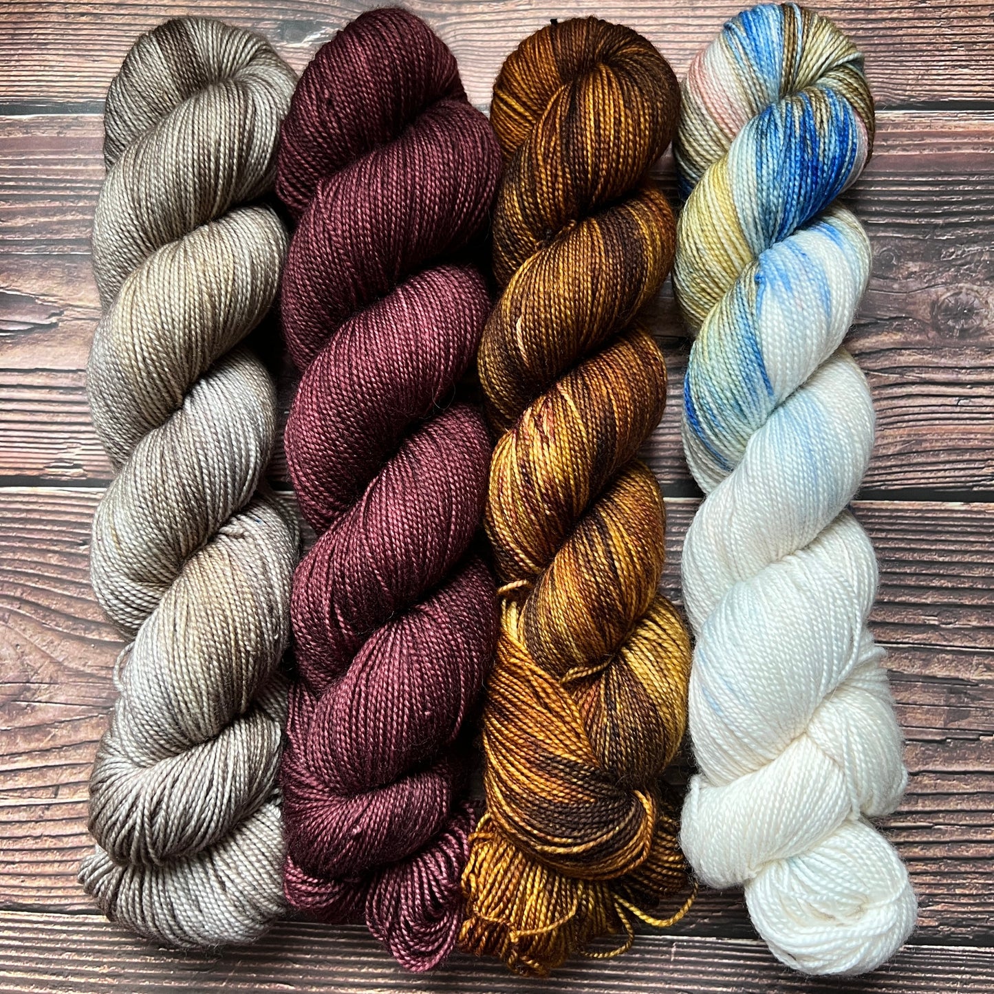 Woolen wild & free 4 skein kit - Prismatic Fiber Arts