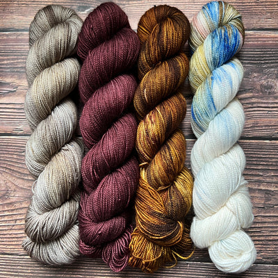 Woolen wild & free 4 skein kit - Prismatic Fiber Arts