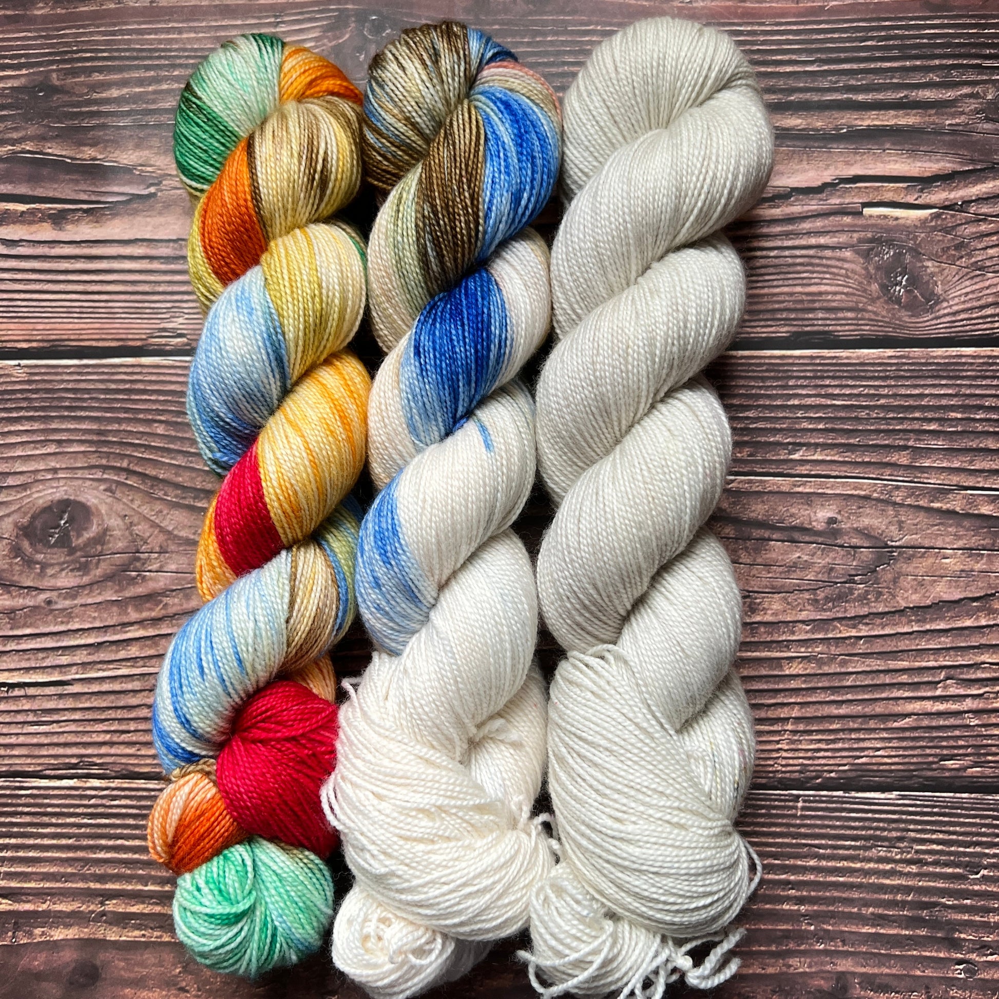 Woolen wild & free 3 skein kits - Prismatic Fiber Arts