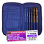 Infinity | Crochet Hook Set | Ebony | Sizes J, K, L, M, N, O | w/custom case - Prismatic Fiber Arts