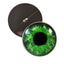 Intense Green Human Sew-On Button Glass Eyes - Prismatic Fiber Arts