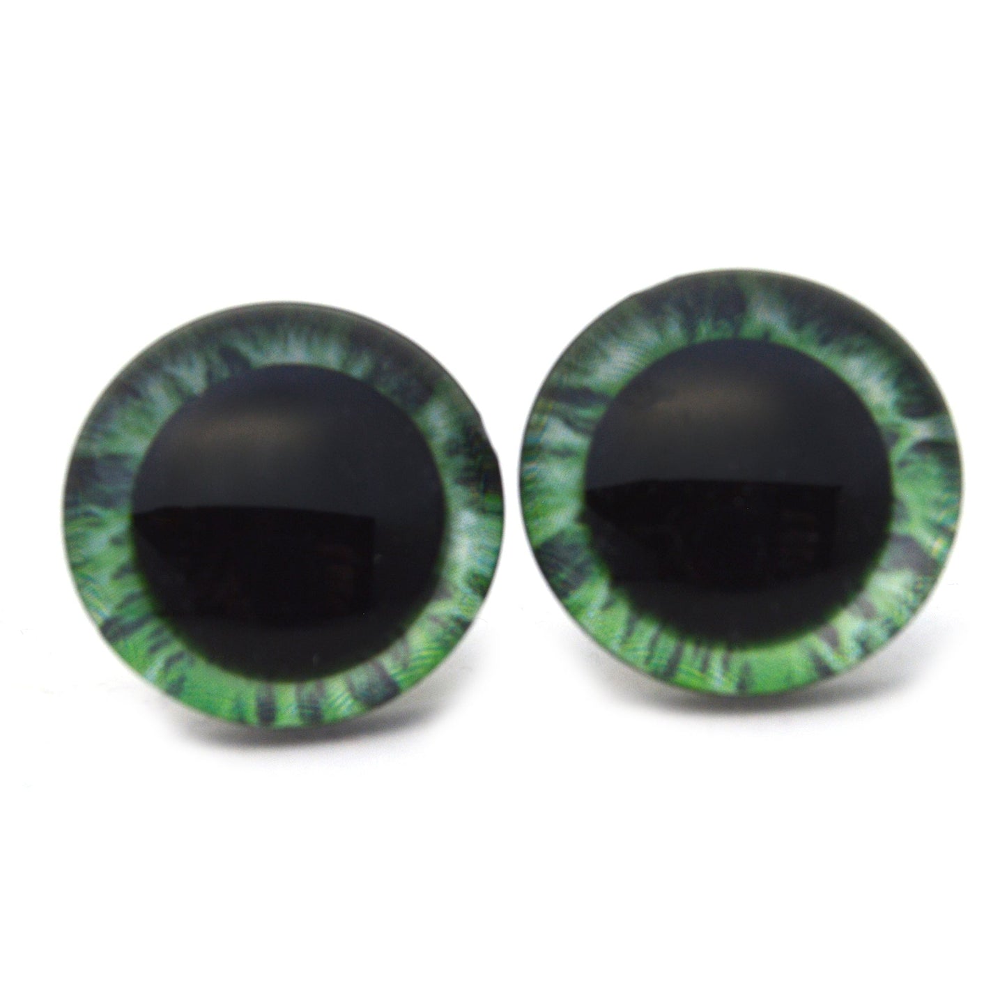 Intense Green Human Plastic Safety Eyes - Prismatic Fiber Arts