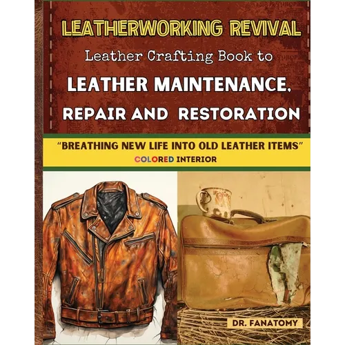 Leatherworking Revival: Leather Crafting Book to Leather Maintenance, Repair and Restoration: Breathing New Life into Old Leather Item - Paperback - Prismatic Fiber Arts