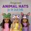 Amigurumi Animal Hats for 18-Inch Dolls: 20 Crocheted Animal Hat Patterns Using Easy Single Crochet - Paperback - Prismatic Fiber Arts