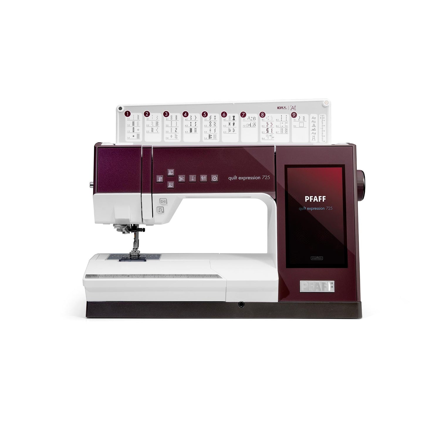 PFAFF® quilt expression™ 725 Sewing Machine - Prismatic Fiber Arts