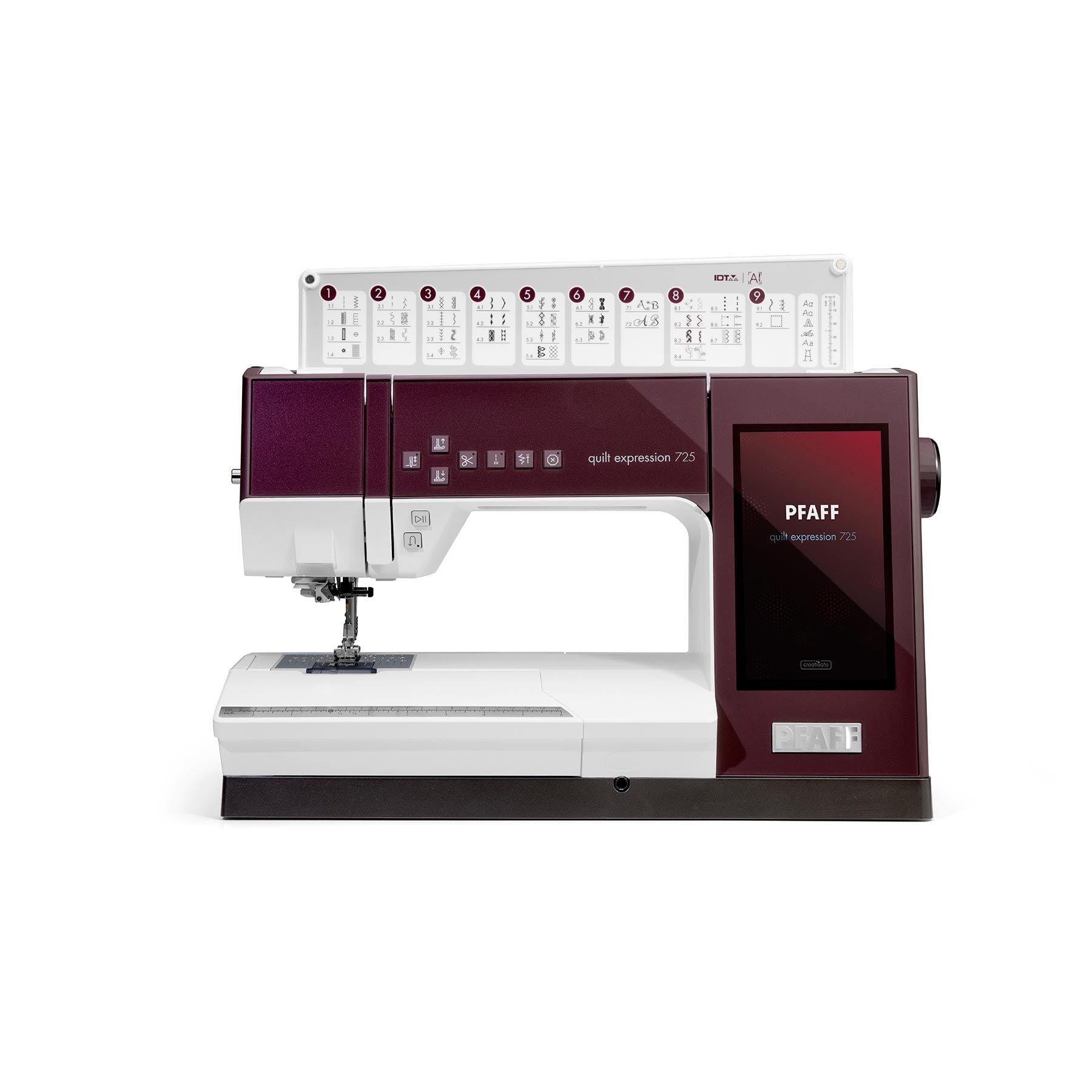 PFAFF® quilt expression™ 725 Sewing Machine - Prismatic Fiber Arts