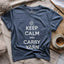 Keep Calm Carry Yarn T-shirt - Prismatic Fiber Arts