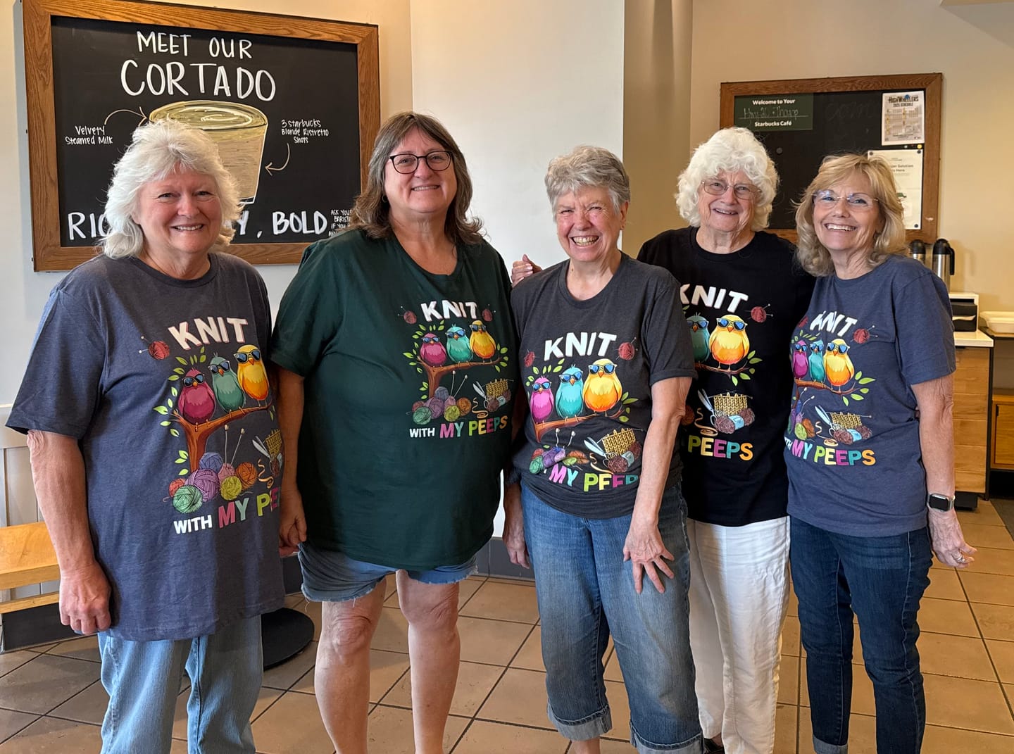 Knit W/ My Peeps T-shirt - Prismatic Fiber Arts