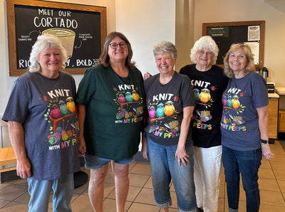 Knit W/ My Peeps T-shirt - Prismatic Fiber Arts